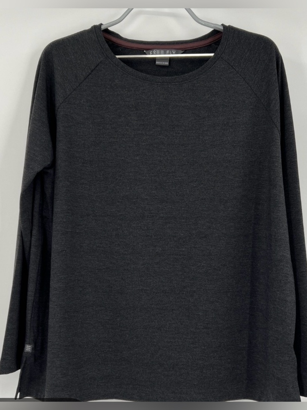 Free Fly Apparel Women's Long Sleeve Jersey - Dark Charcoal